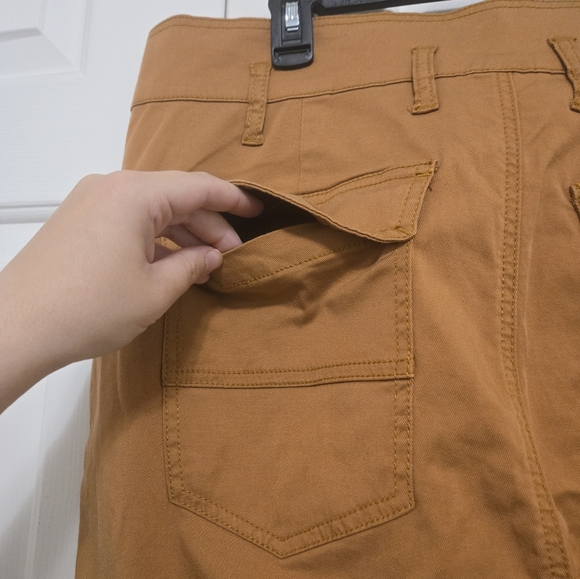 Cabi NWOT Womens Orange Paper Bag Cargo Pants Size 10 Style #604 - Picture 10 of 12